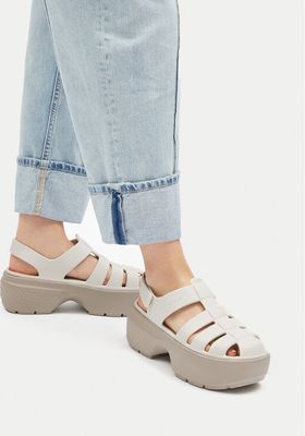 Sandały damskie letnie Crocs ze sklepu: eobuwie.pl w kategorii: Sandały damskie - zdjęcie WP-EBWP-9KUZS-09B_0000305353672