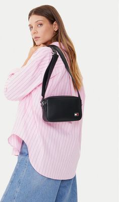 Listonoszka elegancka Tommy Jeans ze sklepu: eobuwie.pl w kategorii: Listonoszki - zdjęcie WP-EBWP-9KUZS-09B_0000305368584