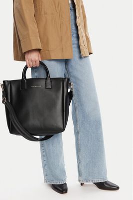 Shopper bag elegancka Tommy Hilfiger ze sklepu: eobuwie.pl w kategorii: Torby Shopper bag - zdjęcie WP-EBWP-9KUZS-09B_0000305369925