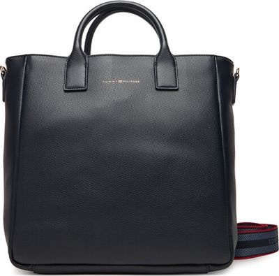 Shopper bag elegancka Tommy Hilfiger ze sklepu: eobuwie.pl w kategorii: Torby Shopper bag - zdjęcie WP-EBWP-9KUZS-09B_0000305369932