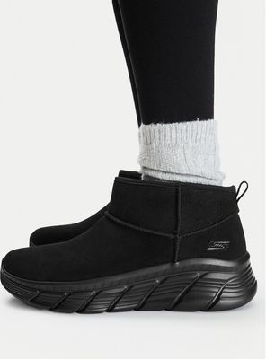 Skechers - Śniegowce damskie zimowe ze sklepu: eobuwie.pl w kategorii: Śniegowce damskie