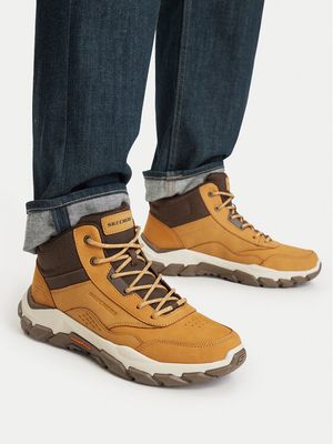 Buty trekkingowe męskie jesienne na zimę Skechers ze sklepu: eobuwie.pl w kategorii: Buty trekkingowe męskie