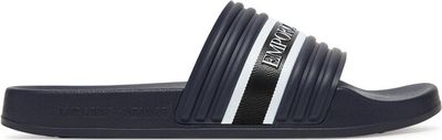 Klapki męskie na lato Emporio Armani ze sklepu: eobuwie.pl w kategorii: Klapki męskie - zdjęcie WP-EBWP-9KUZS-09B_0000305419590