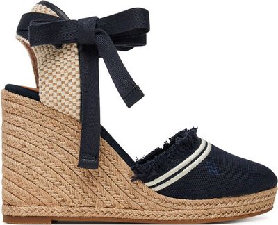 Espadryle damskie na lato Tommy Hilfiger ze sklepu: eobuwie.pl w kategorii: Espadryle damskie - zdjęcie WP-EBWP-9KUZS-09B_0000305436016