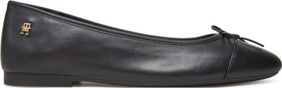 Tommy Hilfiger - Balerinki na wiosnę ze sklepu: eobuwie.pl w kategorii: Balerinki - zdjęcie WP-EBWP-9KUZS-09B_0000305436405
