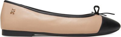 Tommy Hilfiger - Balerinki wiosenne ze sklepu: eobuwie.pl w kategorii: Balerinki - zdjęcie WP-EBWP-9KUZS-09B_0000305436429
