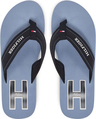 Klapki męskie na lato Tommy Hilfiger ze sklepu: eobuwie.pl w kategorii: Klapki męskie - zdjęcie WP-EBWP-9KUZS-09B_0000305436887