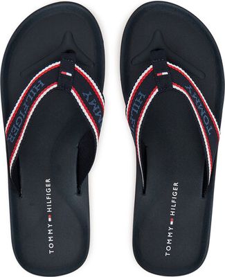 Klapki męskie na lato Tommy Hilfiger ze sklepu: eobuwie.pl w kategorii: Klapki męskie - zdjęcie WP-EBWP-9KUZS-09B_0000305437358