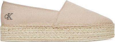 Espadryle damskie letnie Calvin Klein Jeans ze sklepu: eobuwie.pl w kategorii: Espadryle damskie - zdjęcie WP-EBWP-9KUZS-09B_0000305449078