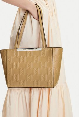 Shopper bag elegancka Karl Lagerfeld ze sklepu: eobuwie.pl w kategorii: Torby Shopper bag - zdjęcie WP-EBWP-9KUZS-09B_0000305476135