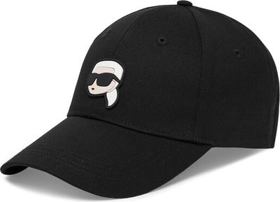 Czapka z daszkiem damska jesienny Karl Lagerfeld ze sklepu: eobuwie.pl w kategorii: Czapki z daszkiem damskie - zdjęcie WP-EBWP-9KUZS-09B_0000305506795