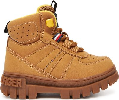 Buty zimowe dziecięce na zimę Tommy Hilfiger ze sklepu: eobuwie.pl w kategorii: Buty zimowe dziecięce - zdjęcie WP-EBWP-9KUZS-09B_0000305518156