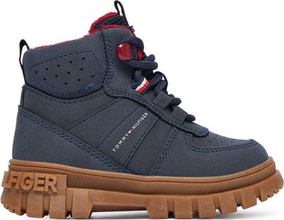 Buty zimowe dziecięce na zimę Tommy Hilfiger ze sklepu: eobuwie.pl w kategorii: Buty zimowe dziecięce - zdjęcie WP-EBWP-9KUZS-09B_0000305518163