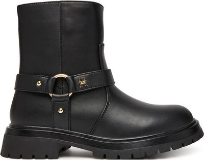 Buty zimowe dziecięce na zimę Tommy Hilfiger ze sklepu: eobuwie.pl w kategorii: Buty zimowe dziecięce - zdjęcie WP-EBWP-9KUZS-09B_0000305518231