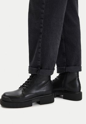 Botki jesienne Armani Exchange ze sklepu: eobuwie.pl w kategorii: Botki - zdjęcie WP-EBWP-9KUZS-09B_0000305520234