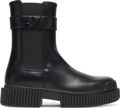 Armani Exchange - Botki jesienne ze sklepu: eobuwie.pl w kategorii: Botki - zdjęcie WP-EBWP-9KUZS-09B_0000305520326
