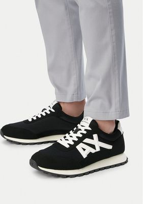 Buty sportowe męskie na wiosnę na jesień Armani Exchange ze sklepu: eobuwie.pl w kategorii: Buty sportowe męskie - zdjęcie WP-EBWP-9KUZS-09B_0000305520524