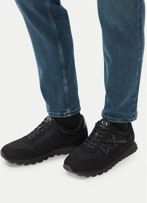 Buty sportowe męskie jesienne Armani Exchange ze sklepu: eobuwie.pl w kategorii: Buty sportowe męskie - zdjęcie WP-EBWP-9KUZS-09B_0000305520548