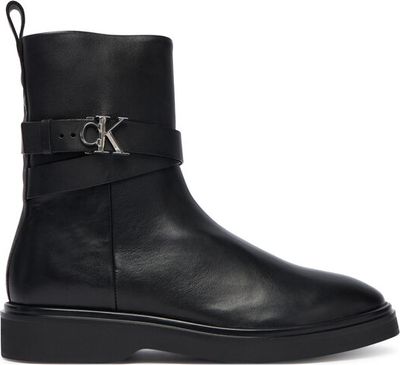 Botki jesienne Calvin Klein ze sklepu: eobuwie.pl w kategorii: Botki - zdjęcie WP-EBWP-9KUZS-09B_0000305525352