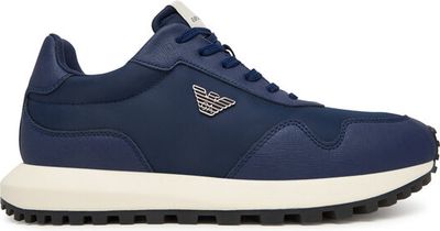 Buty sportowe męskie na jesień wiosenne Emporio Armani ze sklepu: eobuwie.pl w kategorii: Buty sportowe męskie - zdjęcie WP-EBWP-9KUZS-09B_0000305529473