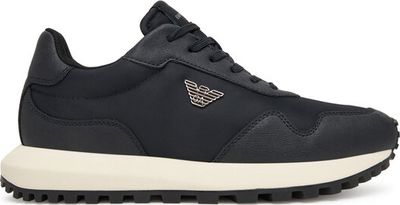 Buty sportowe męskie na jesień Emporio Armani ze sklepu: eobuwie.pl w kategorii: Buty sportowe męskie - zdjęcie WP-EBWP-9KUZS-09B_0000305529480