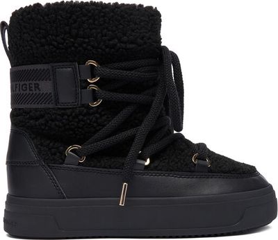 Śniegowce damskie zimowe Tommy Hilfiger ze sklepu: eobuwie.pl w kategorii: Śniegowce damskie - zdjęcie WP-EBWP-9KUZS-09B_0000305551047