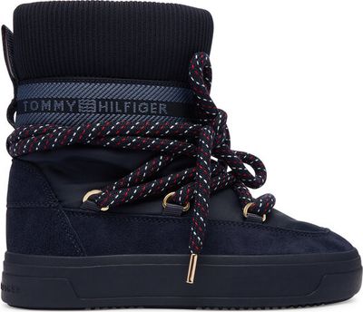 Śniegowce damskie na zimę Tommy Hilfiger ze sklepu: eobuwie.pl w kategorii: Śniegowce damskie - zdjęcie WP-EBWP-9KUZS-09B_0000305551061