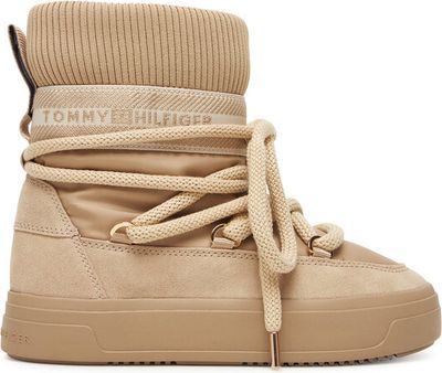 Tommy Hilfiger - Śniegowce damskie zimowe ze sklepu: eobuwie.pl w kategorii: Śniegowce damskie - zdjęcie WP-EBWP-9KUZS-09B_0000305551085