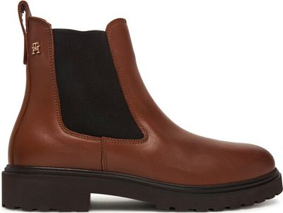 Botki jesienne Tommy Hilfiger ze sklepu: eobuwie.pl w kategorii: Botki - zdjęcie WP-EBWP-9KUZS-09B_0000305551191