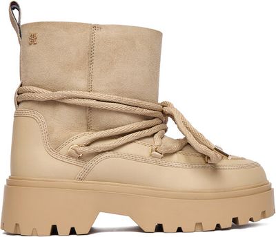 Śniegowce damskie na zimę Tommy Hilfiger ze sklepu: eobuwie.pl w kategorii: Śniegowce damskie - zdjęcie WP-EBWP-9KUZS-09B_0000305551375