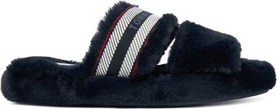 Kapcie damskie zimowe Tommy Hilfiger ze sklepu: eobuwie.pl w kategorii: Kapcie damskie - zdjęcie WP-EBWP-9KUZS-09B_0000305551726