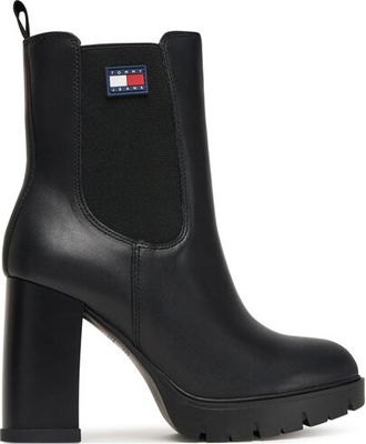 Tommy Jeans - Botki jesienne ze sklepu: eobuwie.pl w kategorii: Botki - zdjęcie WP-EBWP-9KUZS-09B_0000305553553