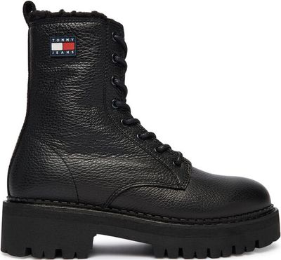 Tommy Jeans - Workery damskie jesienne ze sklepu: eobuwie.pl w kategorii: Workery damskie - zdjęcie WP-EBWP-9KUZS-09B_0000305553768