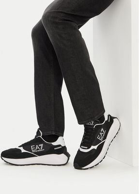 Buty sportowe męskie na jesień EA7 Emporio Armani ze sklepu: eobuwie.pl w kategorii: Buty sportowe męskie - zdjęcie WP-EBWP-9KUZS-09B_0000305577405
