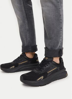 Buty sportowe męskie na wiosnę jesienne EA7 Emporio Armani ze sklepu: eobuwie.pl w kategorii: Buty sportowe męskie - zdjęcie WP-EBWP-9KUZS-09B_0000305577429
