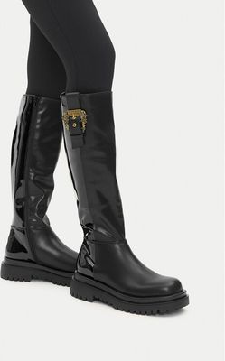 Kozaki damskie zimowe Versace Jeans Couture ze sklepu: eobuwie.pl w kategorii: Kozaki damskie - zdjęcie WP-EBWP-9KUZS-09B_0000305600424
