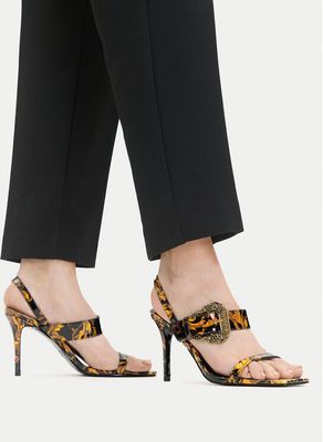 Sandały damskie na lato Versace Jeans Couture ze sklepu: eobuwie.pl w kategorii: Sandały damskie - zdjęcie WP-EBWP-9KUZS-09B_0000305600493