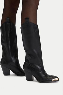 Versace Jeans Couture - Kozaki damskie na zimę ze sklepu: eobuwie.pl w kategorii: Kozaki damskie - zdjęcie WP-EBWP-9KUZS-09B_0000305600615