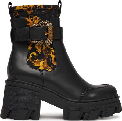 Botki jesienne Versace Jeans Couture ze sklepu: eobuwie.pl w kategorii: Botki - zdjęcie WP-EBWP-9KUZS-09B_0000305600622