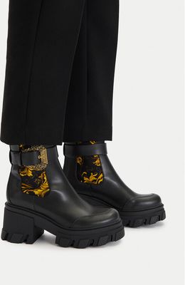 Botki jesienne Versace Jeans Couture ze sklepu: eobuwie.pl w kategorii: Botki - zdjęcie WP-EBWP-9KUZS-09B_0000305600622