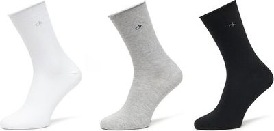 Skarpetki damskie gładkie Calvin Klein ze sklepu: eobuwie.pl w kategorii: Skarpetki damskie - zdjęcie WP-EBWP-9KUZS-09B_0000305607737