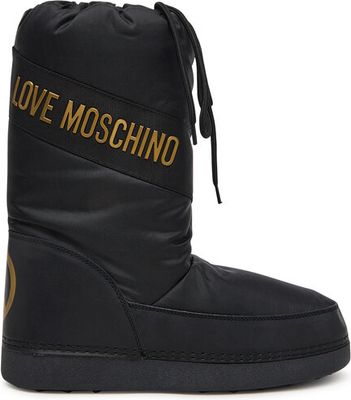 Love Moschino - Śniegowce damskie na zimę ze sklepu: eobuwie.pl w kategorii: Śniegowce damskie - zdjęcie WP-EBWP-9KUZS-09B_0000305645340