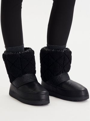 Śniegowce damskie zimowe Love Moschino ze sklepu: eobuwie.pl w kategorii: Śniegowce damskie - zdjęcie WP-EBWP-9KUZS-09B_0000305645388