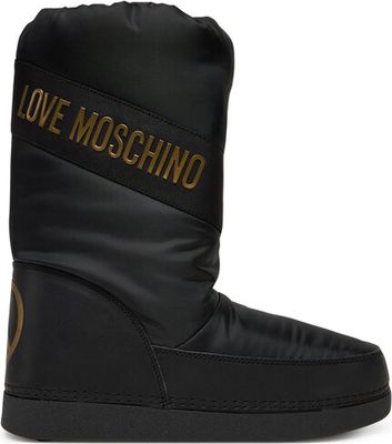 Love Moschino - Śniegowce damskie na zimę ze sklepu: eobuwie.pl w kategorii: Śniegowce damskie - zdjęcie WP-EBWP-9KUZS-09B_0000305652003