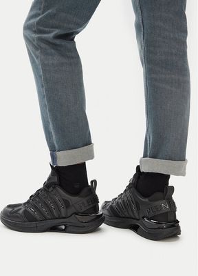 Buty sportowe męskie jesienne Plein Sport ze sklepu: eobuwie.pl w kategorii: Buty sportowe męskie - zdjęcie WP-EBWP-9KUZS-09B_0000305710222