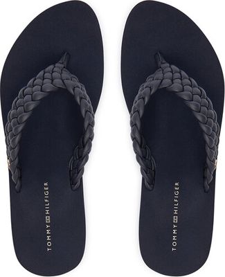 Klapki damskie na lato Tommy Hilfiger ze sklepu: eobuwie.pl w kategorii: Klapki damskie - zdjęcie WP-EBWP-9KUZS-09B_0000305775047