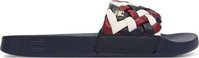 Klapki damskie na lato Tommy Hilfiger ze sklepu: eobuwie.pl w kategorii: Klapki damskie - zdjęcie WP-EBWP-9KUZS-09B_0000305775085