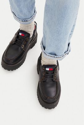 Tommy Jeans - Buty sportowe damskie jesienne ze sklepu: eobuwie.pl w kategorii: Buty sportowe damskie - zdjęcie WP-EBWP-9KUZS-09B_0000305775887