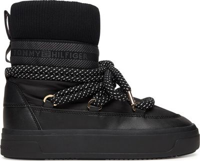 Śniegowce damskie na zimę Tommy Hilfiger ze sklepu: eobuwie.pl w kategorii: Śniegowce damskie - zdjęcie WP-EBWP-9KUZS-09B_0000305776464