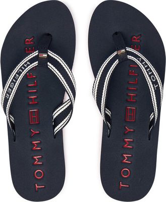 Klapki damskie na lato Tommy Hilfiger ze sklepu: eobuwie.pl w kategorii: Klapki damskie - zdjęcie WP-EBWP-9KUZS-09B_0000305778123